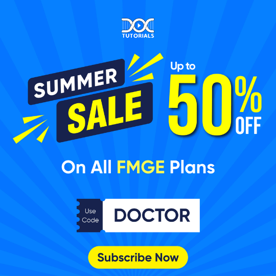 FMGE Summer Sale 50% Sale