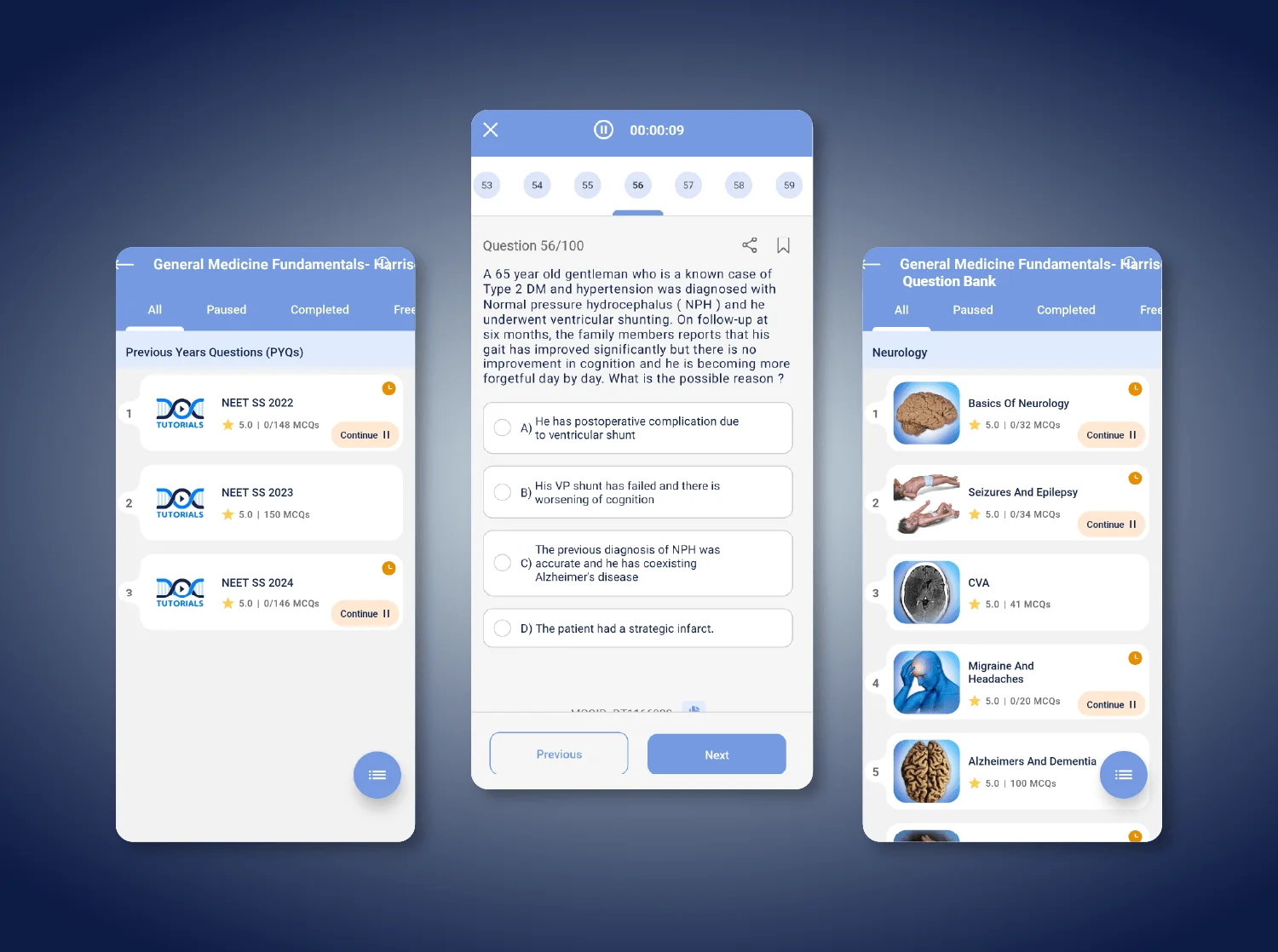 NEET SS Medical Qbank (Question Bank)