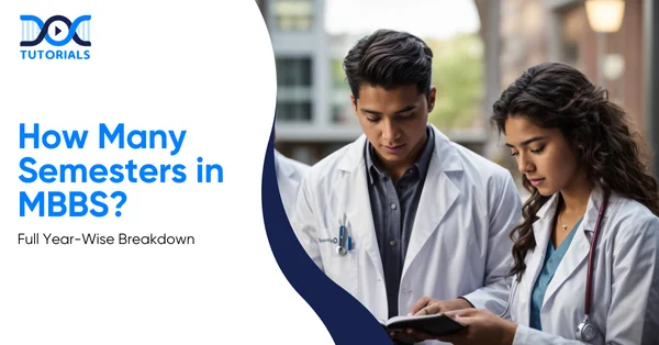 How many semesters in MBBS