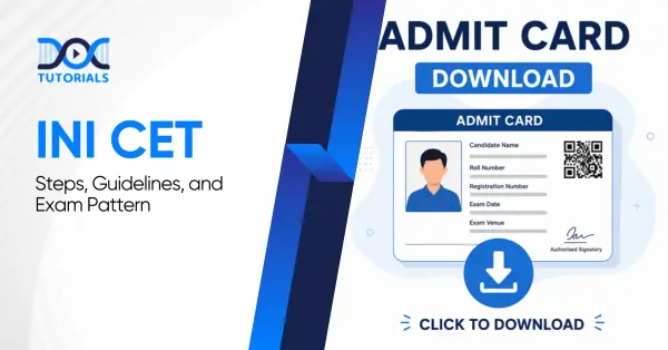 INI-CET Admit Card Download