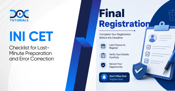 INI CET Final registeration
